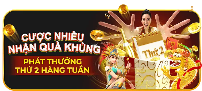 Hình ảnh quảng cáo cho các chương trình khuyến mãi Nổ Hũ độc quyền của 789bett